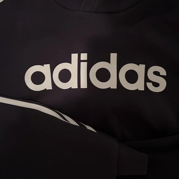 Adidas Men’s Essentials 3 Stripes Hoodie Adult Medium - Picture 4 of 4